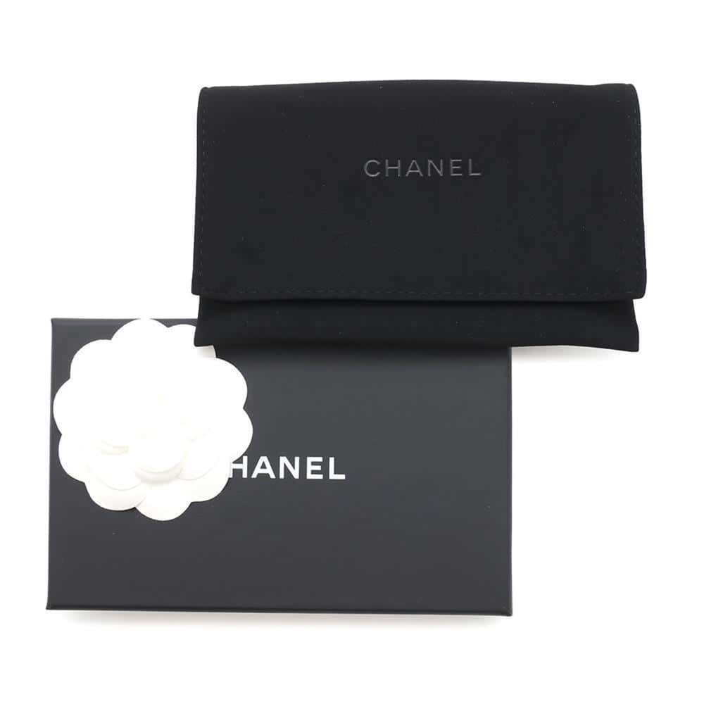 CHANEL Black Leather Coco Mark Wallet - Picture 9 of 9